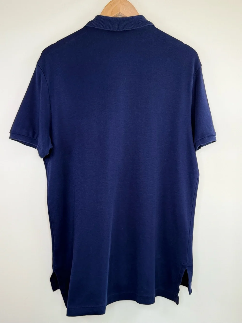 Ralph Lauren Navy Short-Sleeve Polo with White Pony